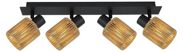 Lampa Viseća APP1825-4W NATURE BLACK