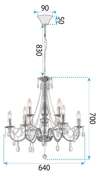 Luster EBT016-9CP CHROME
