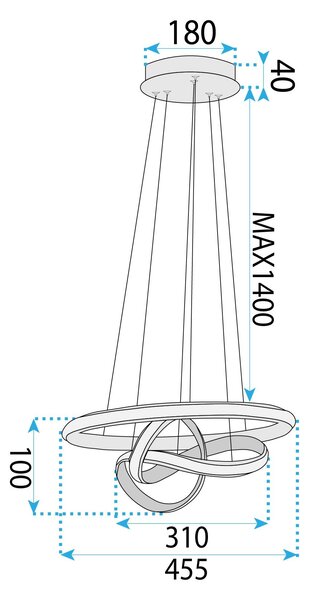 LED svijetiljka LHJ035-CP GOLD