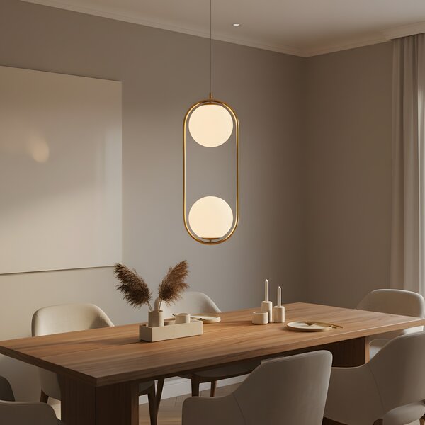 Lampa Viseća G134-2CP GOLD