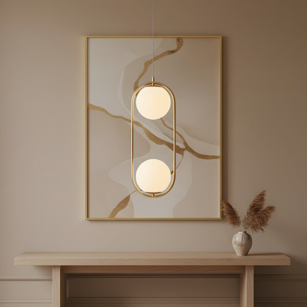 Lampa Viseća G134-2CP GOLD