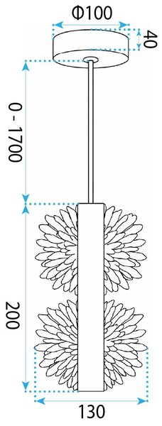 Luster LED G148-2CP Gold Brush