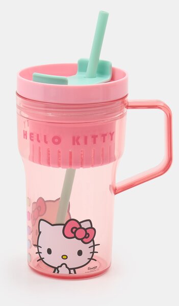 Sinsay - Šalica s ručkom i slamkom Hello Kitty