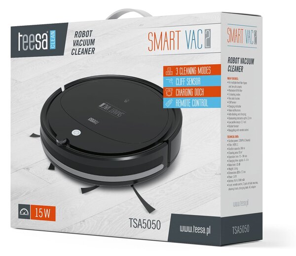 ACA. HEPA robotski usisavač Smart Vac 2 čišćenje robota + daljinsko djelovanje