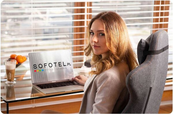 Uredska stolica Sofotel Werona siva