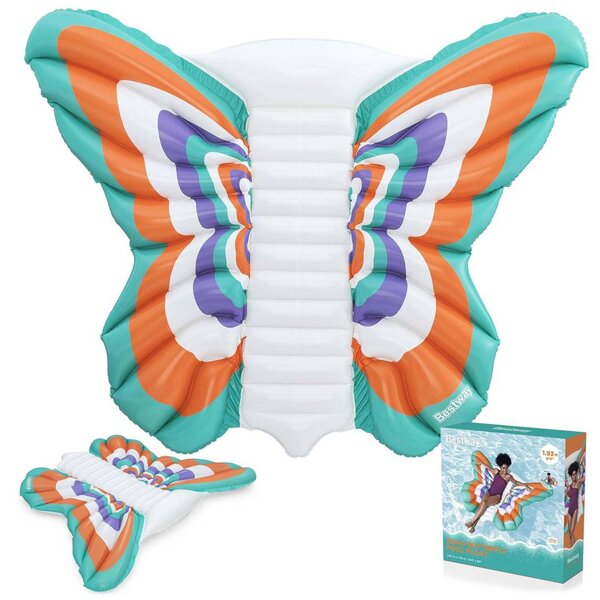 Bestway BOHO BUTTERFLY™ madrac na napuhavanje 193 x 176 cm