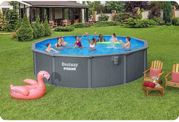 Bestway cjelogodišnji bazen s panelima 549 x 132 cm 13 u 1