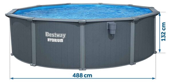 Cjelogodišnji panelni bazen Bestway 488 x 132 cm 13 u 1