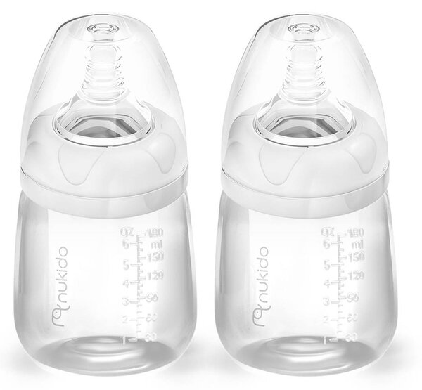 Nukido set bočica za hranjenje 180 ml, 2 komada