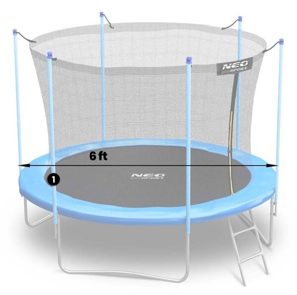 Donji stup za trampolin 183 cm Neo-Sport plavi