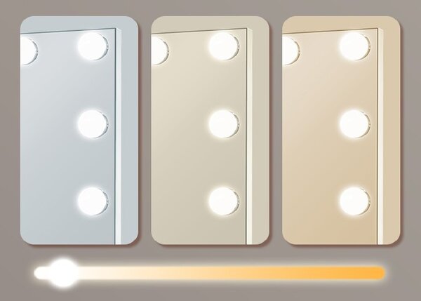 Ogledalo za toaletni stol – True glam 80x60cm