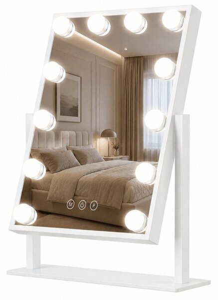 Ogledalo za toaletni stol - Vanity 25x30cm bijelo