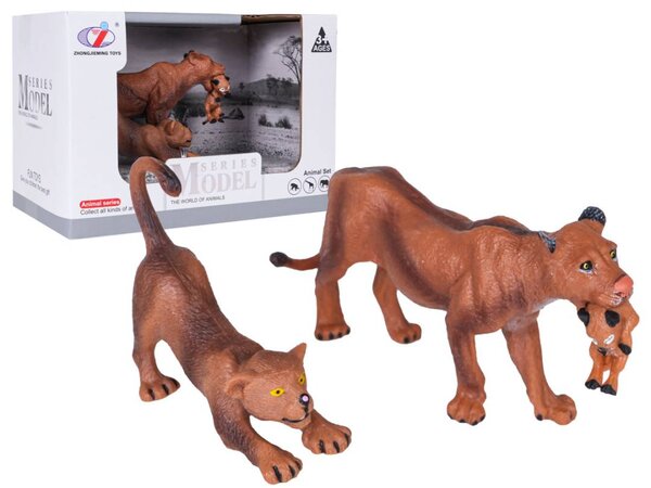Set figurica lavice s mladuncima
