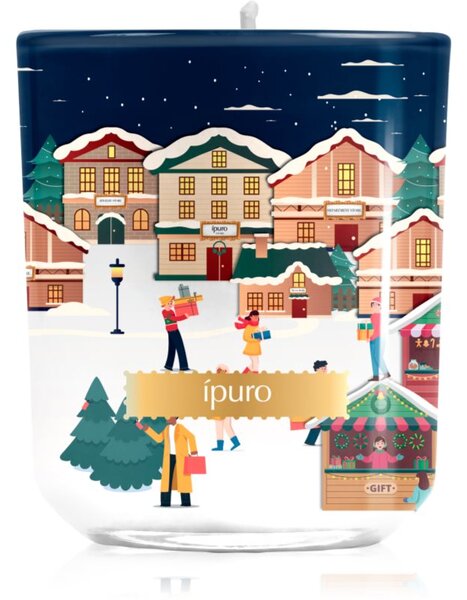 Ípuro Christmas Town Festive Rush mirisna svijeća s poklopcem 270 g