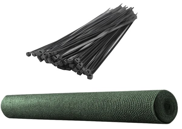 Mreža za sjenu maskirna zelena 1,5×10 m 140 g/m²