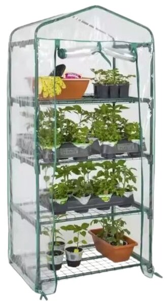 Mini staklenik 4 police 69 × 49 × 157 cm