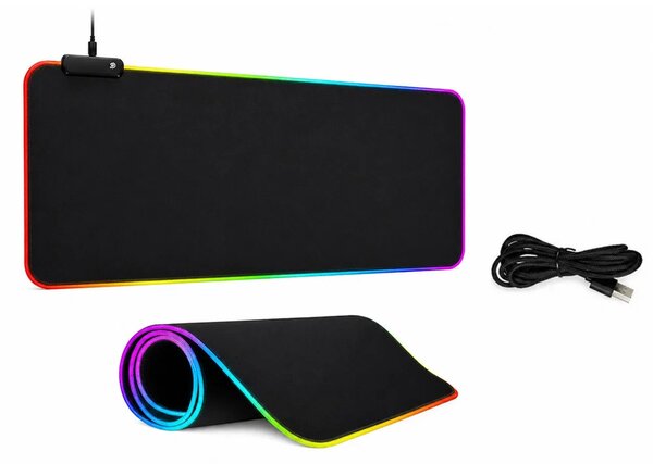 LED podloga za tipkovnicu i miš 30 × 80 cm