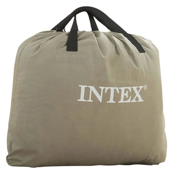 Madrac na napuhavanje 203 × 152 × 46 cm s ugrađenom električnom pumpom Intex 64414ND