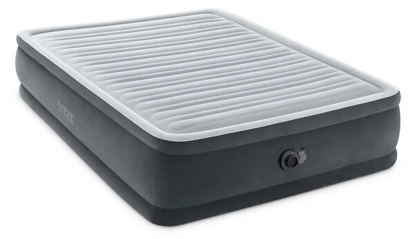 Madrac na napuhavanje 203 × 152 × 46 cm s ugrađenom električnom pumpom Intex 64414ND
