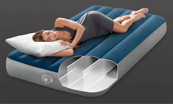 Madrac na napuhavanje 191 × 99 × 25 cm s ugrađenom USB pumpom Intex 64187NP