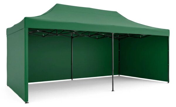 Vrtni paviljon Plonos 3 × 6 m s 3 zida, zeleni