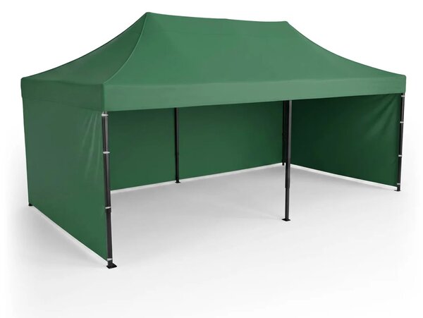 Vrtni paviljon Plonos 3 × 6 m s 3 zida, zeleni