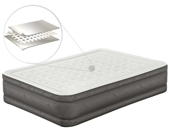 Madrac na napuhavanje 203 × 152 × 46 cm s ugrađenom električnom pumpom Bestway 69050