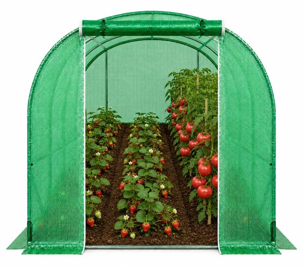 Vrtni folijski tunel za povrće PRO, 6 × 3 × 2 m, 18 m²