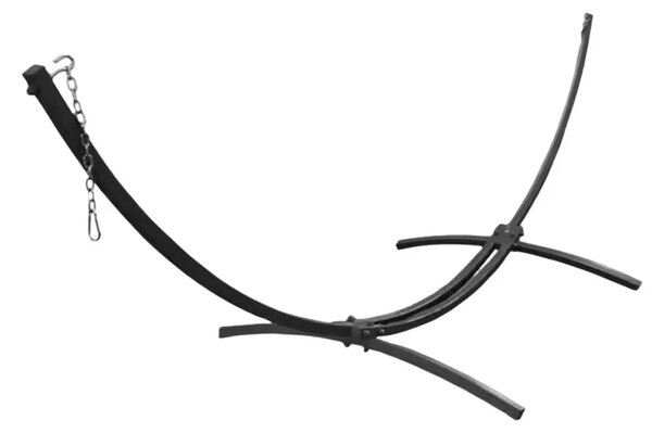 Vrtna viseća mreža s okvirom za 2 osobe, zeleno-plava, 200 × 120 cm