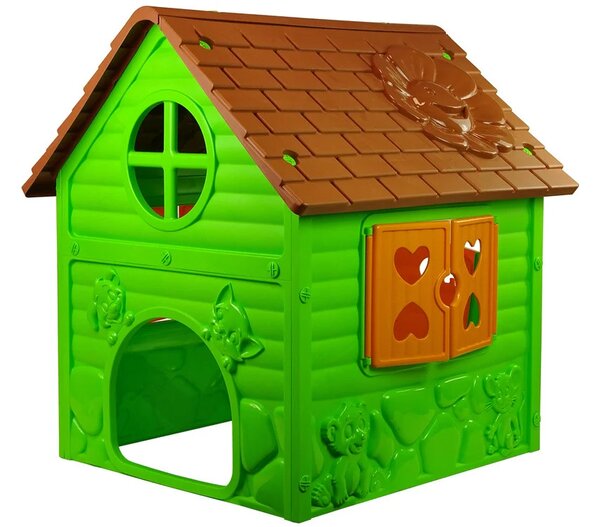 Vrtna kućica za igru model 456, zelena, 90 × 98 × 106 cm