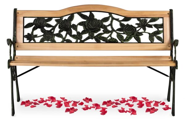 Klupa za park s naslonom Gardi Rose Sofotel, 123,5 × 74 × 48 cm