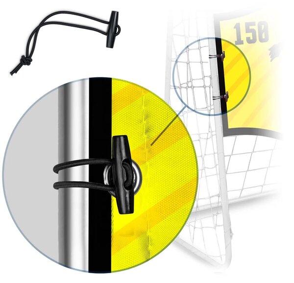 Podloga za preciznost golova Neo-Sport, 180 × 120 cm, crvena, var. 1477