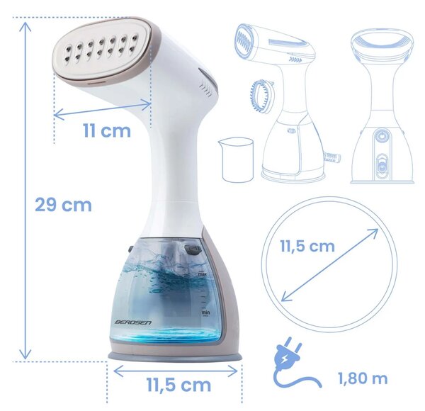 Berdsen BD-310 pegla na paru 1500 W · 331001