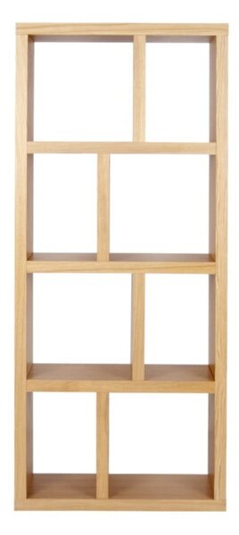 Biblioteka u dekoru hrasta u prirodnoj boji 70x159 cm Berlin – TemaHome