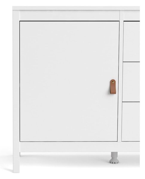 Bijela niska komoda 151x80 cm Madrid – Tvilum