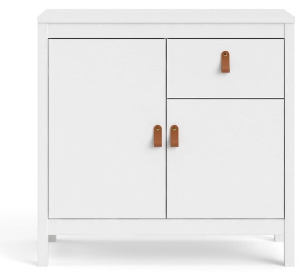 Bijela niska komoda 82x80 cm Madrid – Tvilum