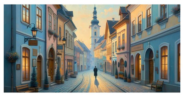Slika povijesna gradska ulica