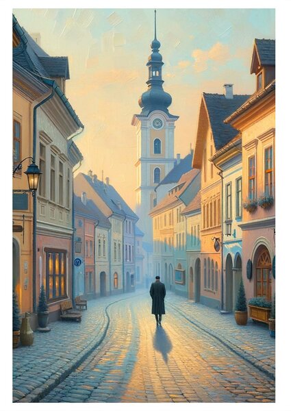 Slika tihe gradske ulice