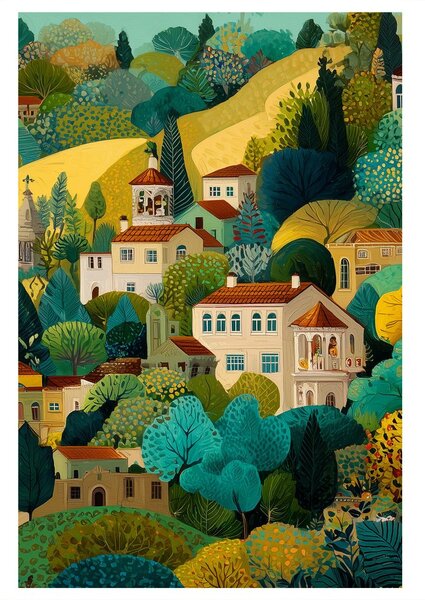 Slika čarolija šarene krajine