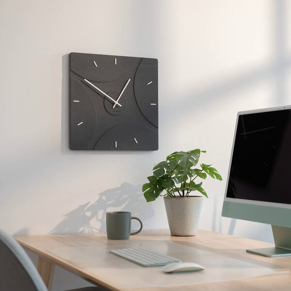 Zidni sat Luxhora Quadriva Black 11 boja kazaljki