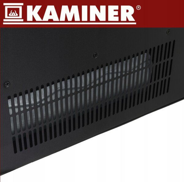 Električni kamin KAMINER EMBEGO 2000W - samostojeći kamin s ventilatorom i 3D efektom vatre