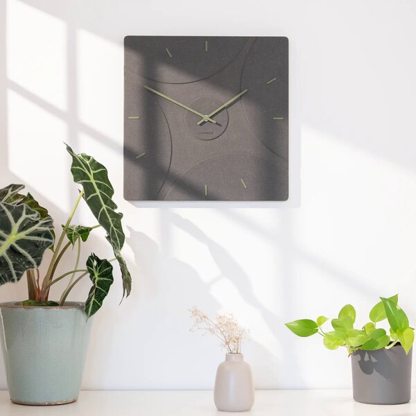 Zidni sat Luxhora Quadriva Black 11 boja kazaljki