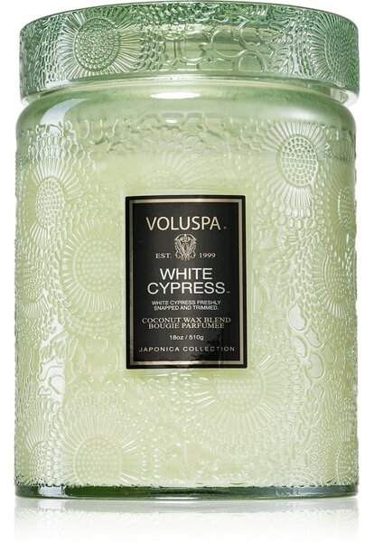 VOLUSPA Japonica Holiday White Cypress mirisna svijeća 510 g