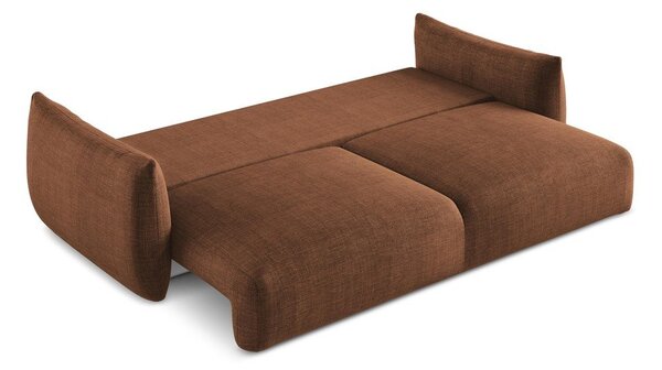 Sklopiva sofa boja terakote 230 cm Leila – Makamii