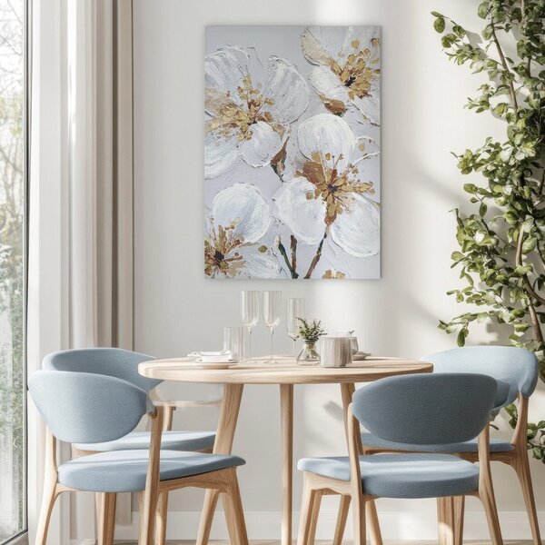 Slika s ručno oslikanim elementima 70x100 cm Petal Glow – Styler