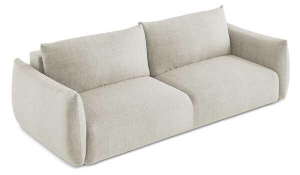 Bež sklopiva sofa 230 cm Leila – Makamii