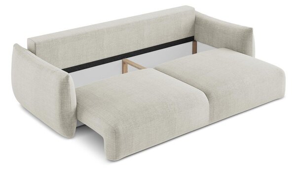 Bež sklopiva sofa 230 cm Leila – Makamii