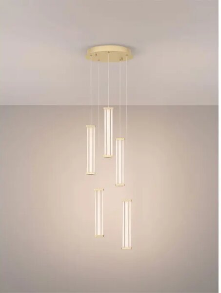 PHEME LED VISILICA ZLATNA 21W IP20 2700K TRIAK PRIGUŠLJIVA NL9214139