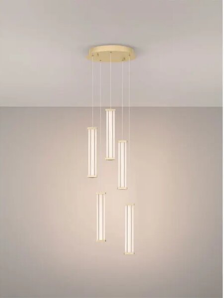 PHEME LED VISILICA ZLATNA 21W IP20 3000K TRIAK PRIGUŠLJIVA NL9214138