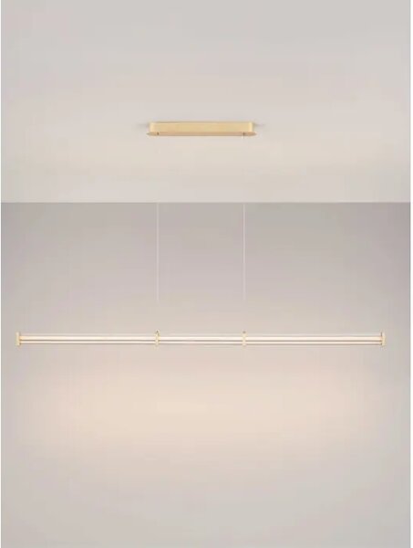 PHEME LED VISILICA ZLATNA 21W IP20 3000K TRIAK PRIGUŠLJIVA NL9214130